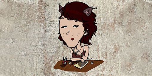 Willis from Tunis... caricaturée par la caricaturiste Fatma BH.