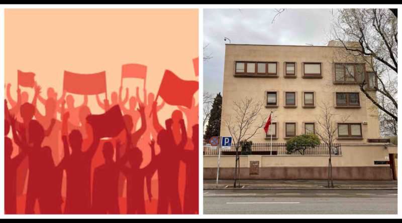 Espagne : manifestation devant l’ambassade du Maroc après la mort par balle d’une migrante