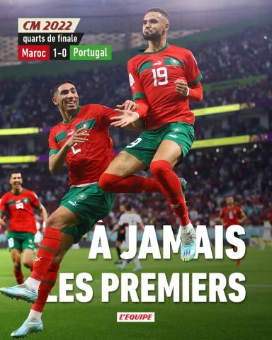 Mondial 2022 : Exploit majuscule du Maroc face au Portugal