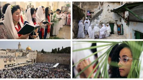 A Jérusalem, célébrations juives, chrétiennes et musulmanes sous haute sécurité