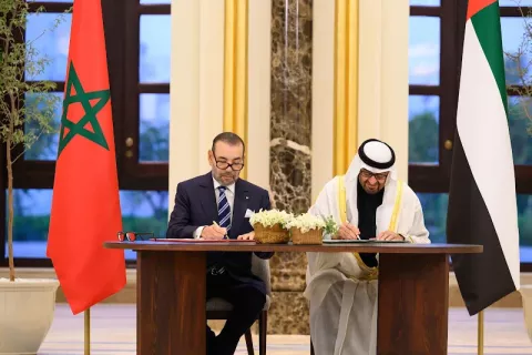 Roi Mohamed VI - Mohamed Ben Zayed Al Nahyane