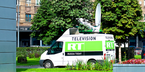 La chaîne russe RT mise à mal par la position de la Russie en Ukraine