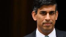 Le Premier ministre britannique, Rishi Sunak