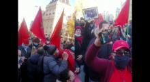 Manifestation de Marocains à Paris contre le Polisario