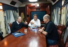 Emmanuel Macron à Kiev avec Olaf Scholz et Mario Draghi