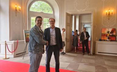 Driss ELKAISSI et le député M. Bruno Fuchs