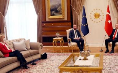 La goujaterie d'Erdogan à l'égard de la présidente de la commission européenne