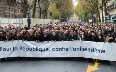 La France contre l'antisémistisme