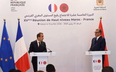 Lecornu et Akhannouch à Rabat — Réunion de Haut Niveau Maroc-France