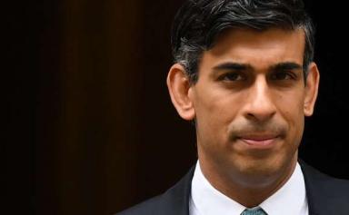 Le Premier ministre britannique, Rishi Sunak