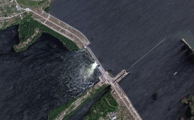 La destruction partielle du barrage de Kakhovka est "une nouvelle conséquence dévastatrice de l'invasion russe de l'Ukraine"
