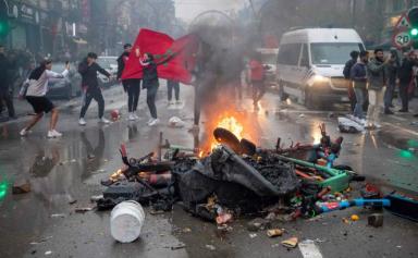 Des violences éclatent à Bruxelles après le match Maroc-Belgique