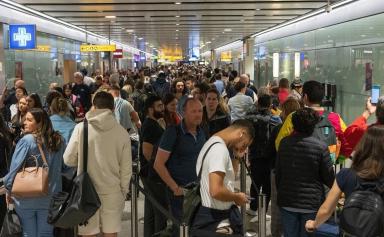 Chaos dans les aéroports