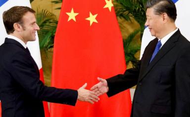Macron en Chine pour peser en Asie - Pacifique
