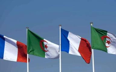 Drapeau - Algérie - France