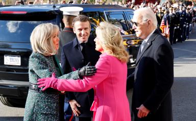Biden et Macron affichent une entente parfaite malgré les différends