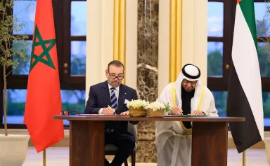 Roi Mohamed VI - Mohamed Ben Zayed Al Nahyane