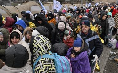 Ukraine : plus de 3,8 millions de réfugiés, le rythme d'arrivée ralentit